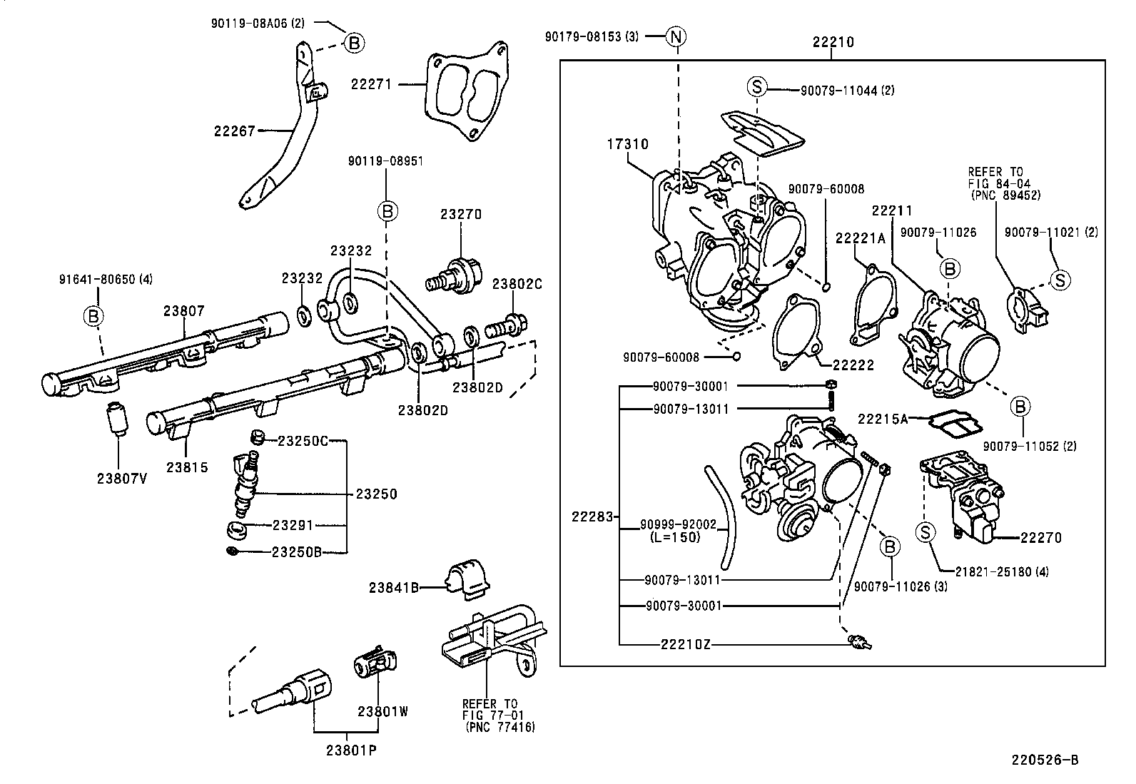 22222-20131 GASKET, INTAKE AIR CONTROL VALVE, NO.2 product image