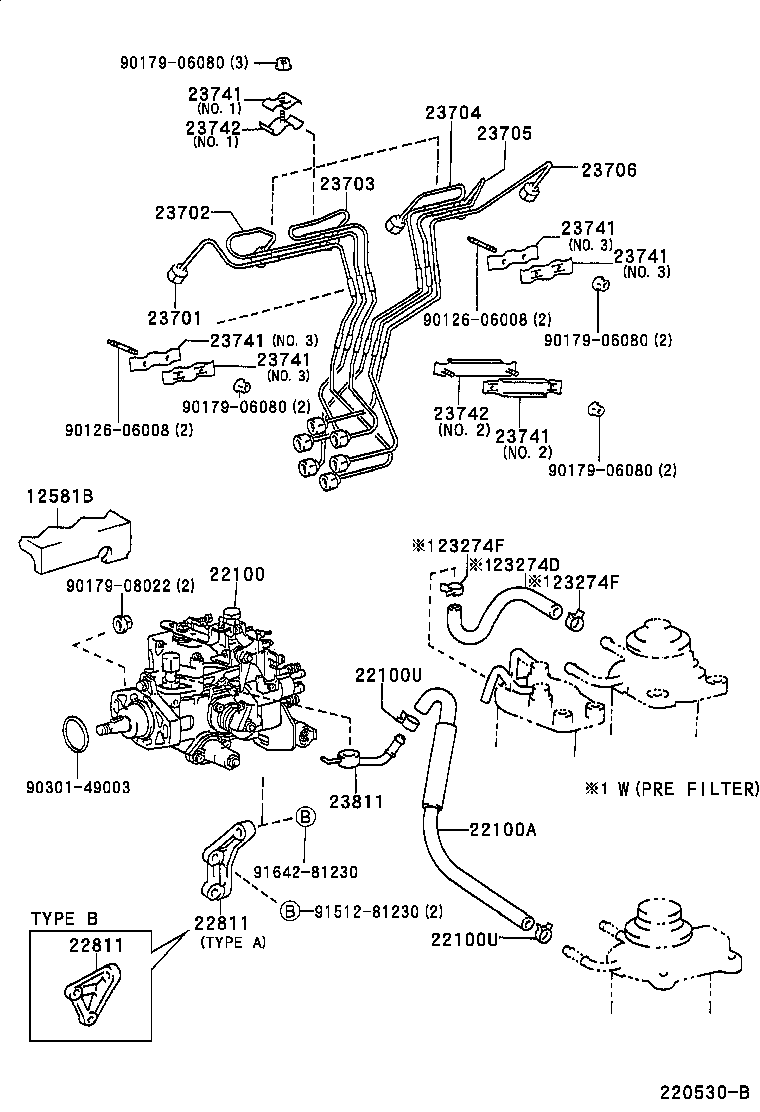 22100-1C080 PUMP ASSY, INJECTION OR SUPPLY product image