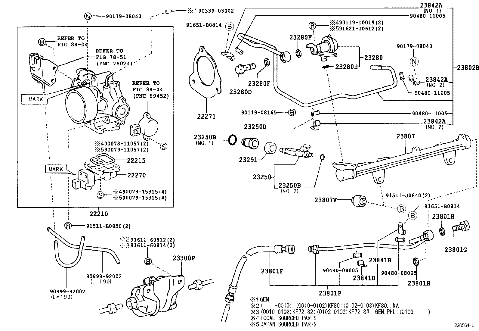 23209-13020 INJECTOR ASSY, FUEL product image