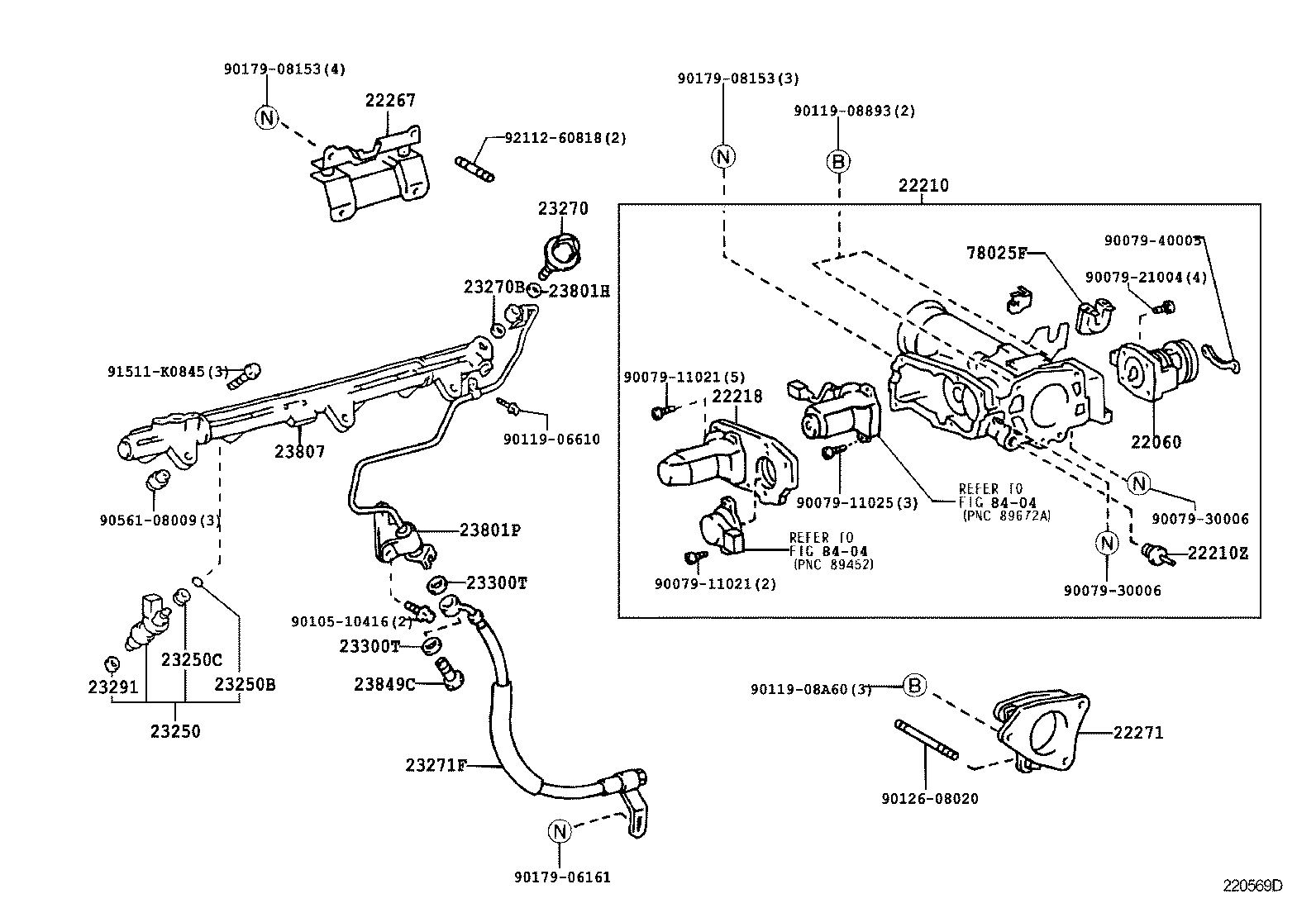 Toyota 23221-70360 PUMP ASSY, FUEL