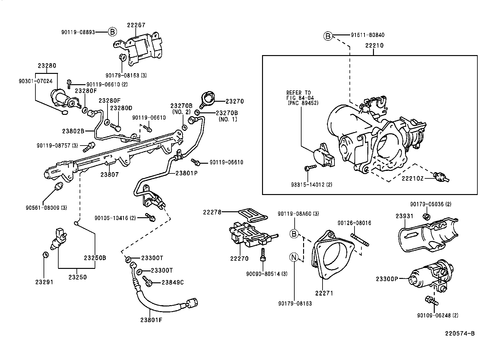 22210-46071 BODY ASSY, THROTTLE product image