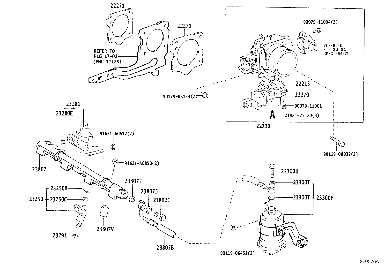 22210-74850 BODY ASSY, THROTTLE product image