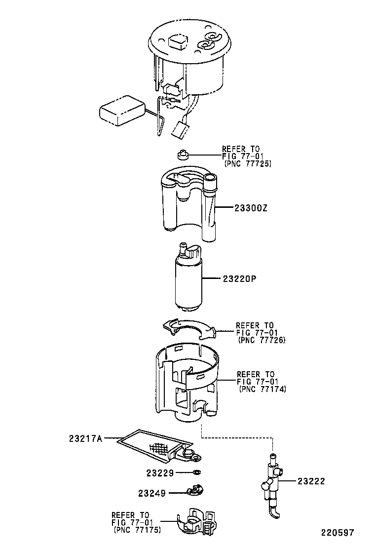 23209-49065 INJECTOR ASSY, FUEL product image