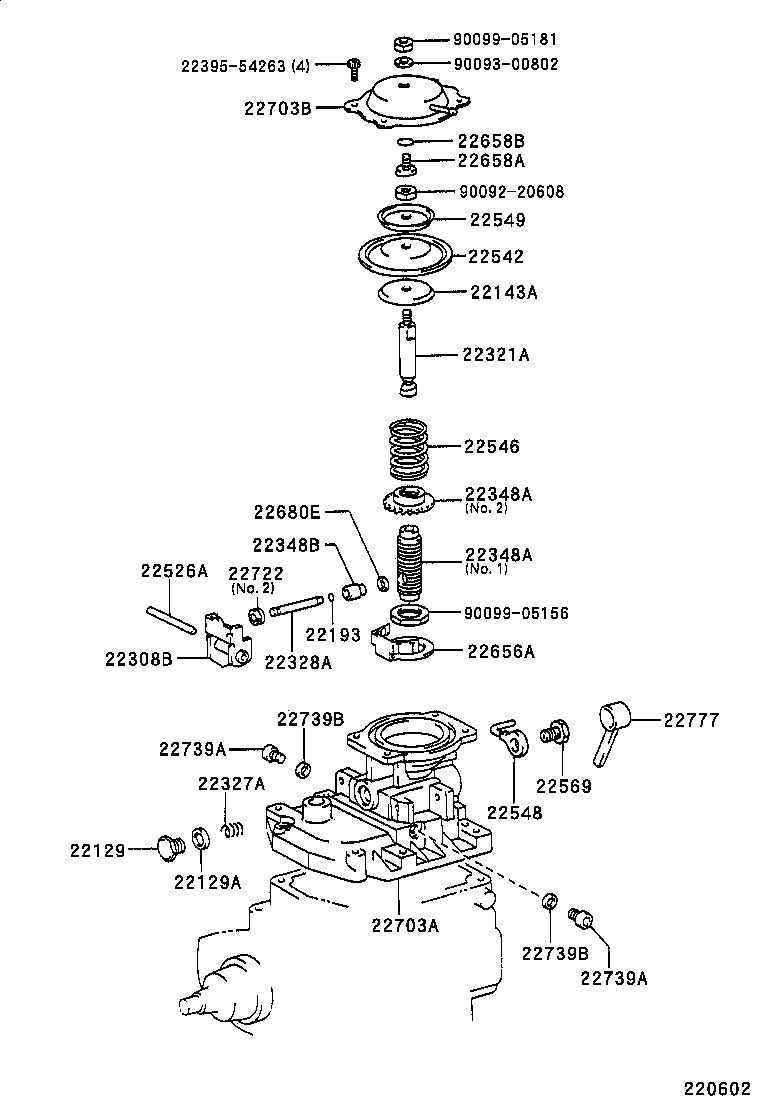 22140-5B460 HEAD SUB-ASSY, DISTRIBUTIVE PUMP product image
