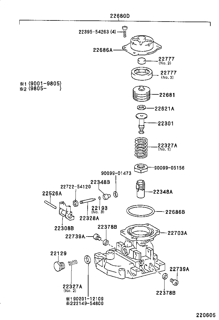 22104-54640 VALVE SUB-ASSY, INJECTION PUMP DELIVERY product image