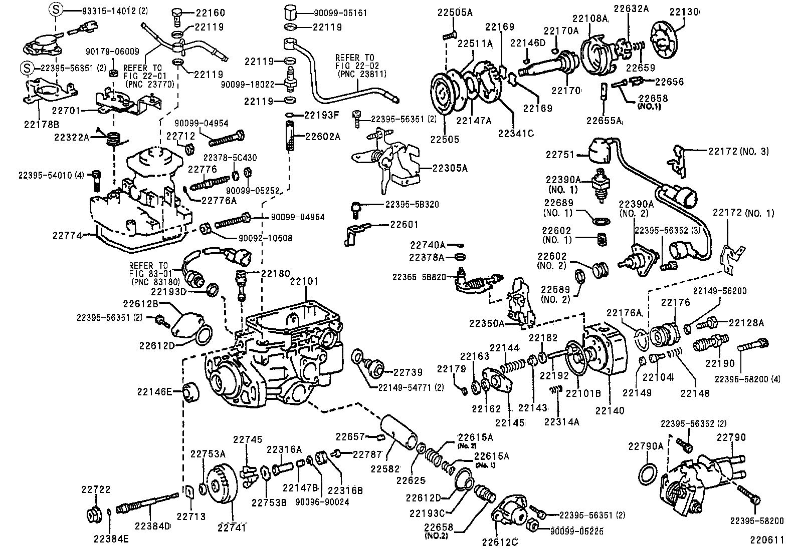 22101-5B580 HOUSING SUB-ASSY, INJECTION PUMP product image