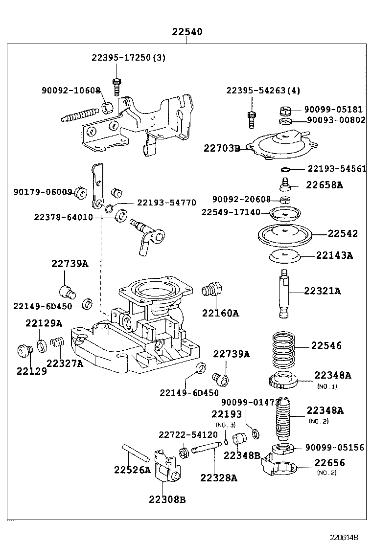 22101-17160 HOUSING SUB-ASSY, INJECTION PUMP product image