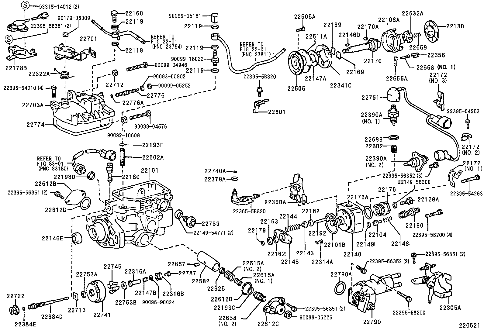 22101-5B680 HOUSING SUB-ASSY, INJECTION PUMP product image