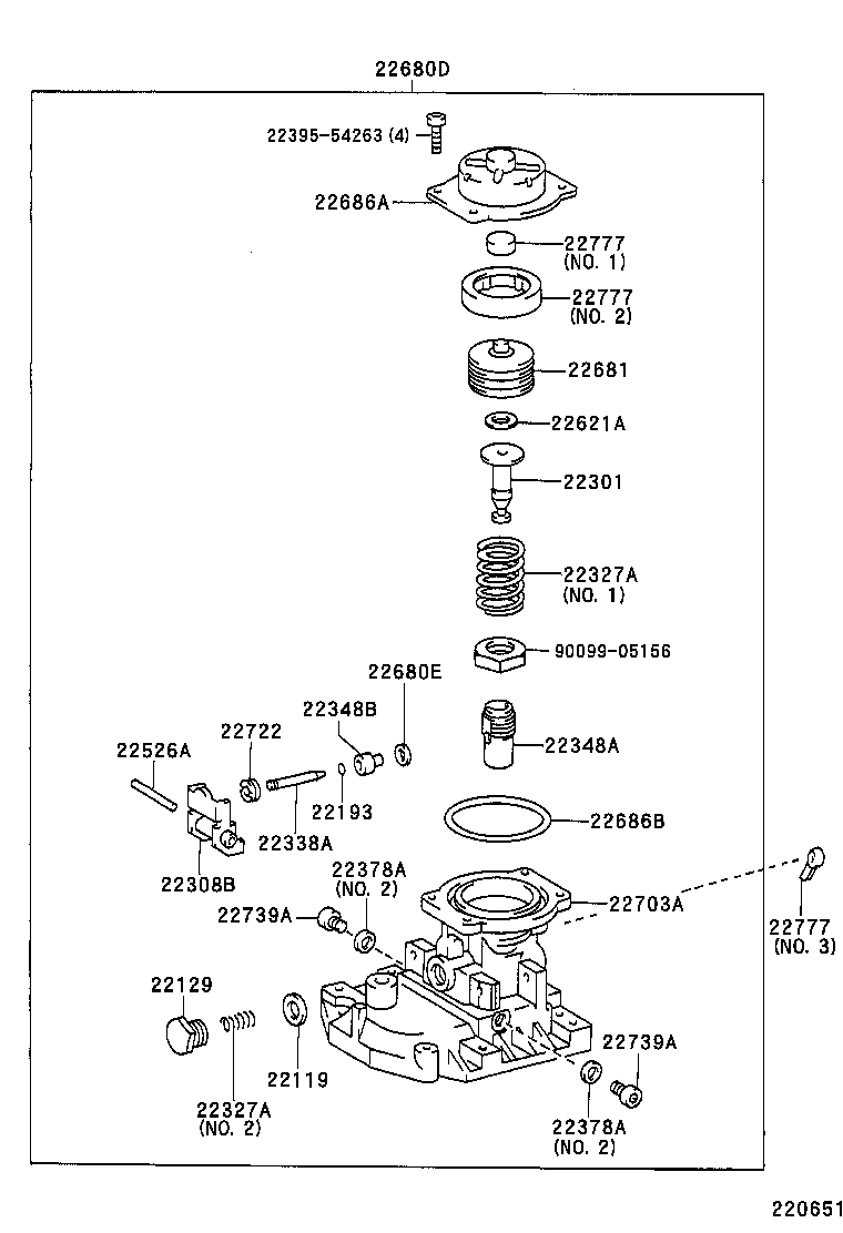 22104-17840 VALVE SUB-ASSY, INJECTION PUMP DELIVERY product image