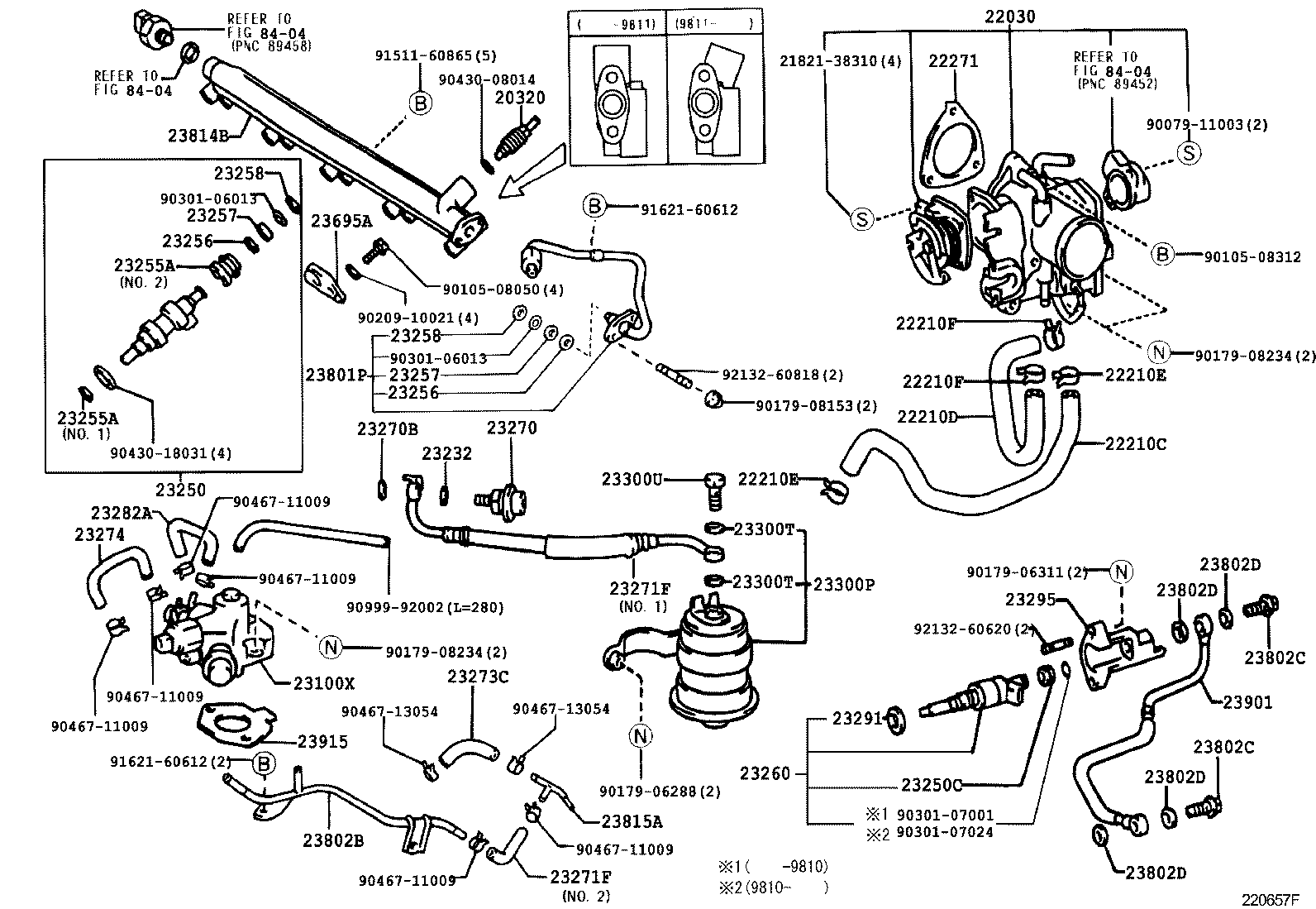 22271-74080 GASKET, THROTTLE BODY product image