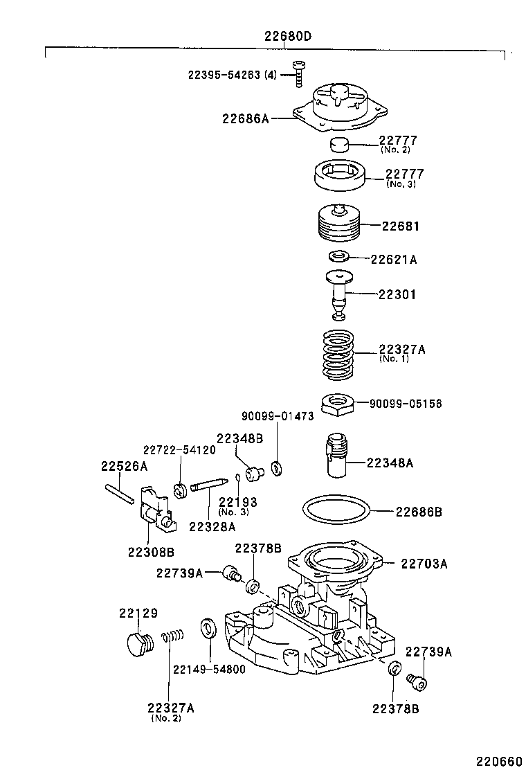 22101-17160 HOUSING SUB-ASSY, INJECTION PUMP product image