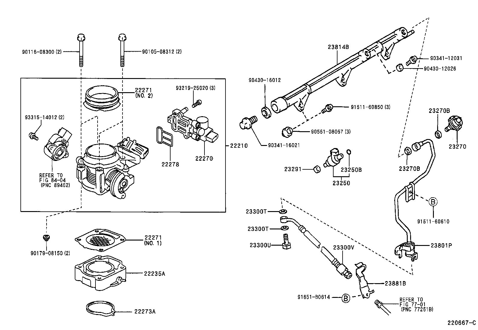 22271-50020 GASKET, THROTTLE BODY product image