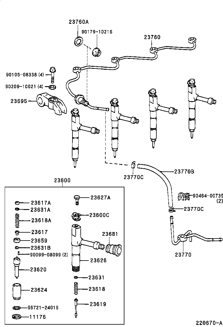 11176-17020 SEAT, INJECTION NOZZLE product image
