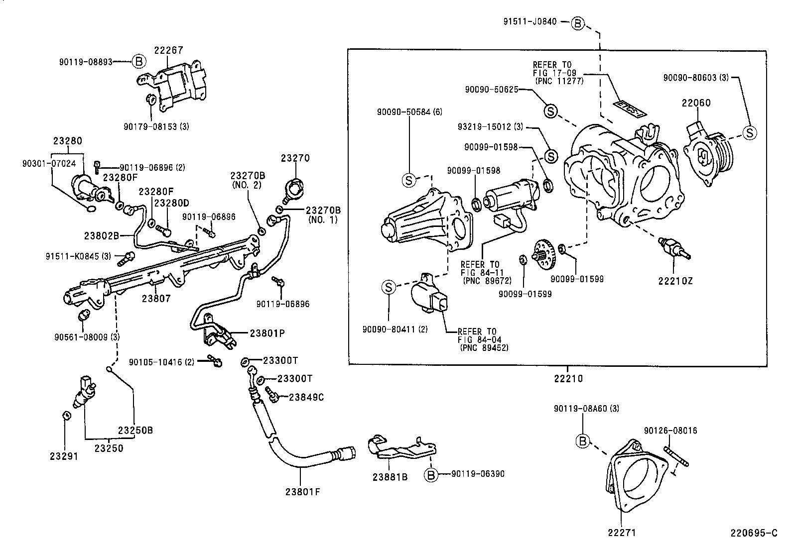 22271-46050 GASKET, THROTTLE BODY product image