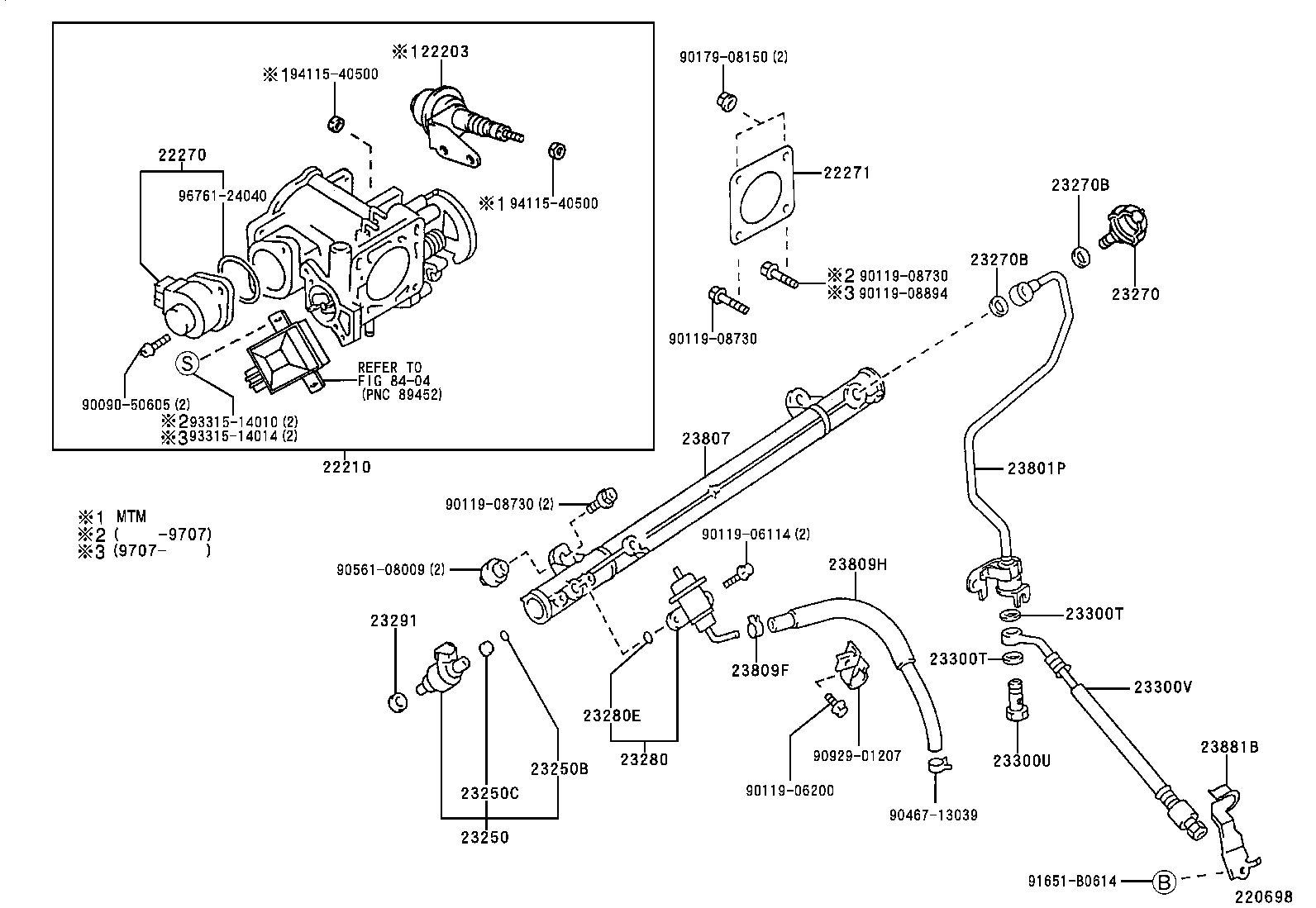 22271-50020 GASKET, THROTTLE BODY product image
