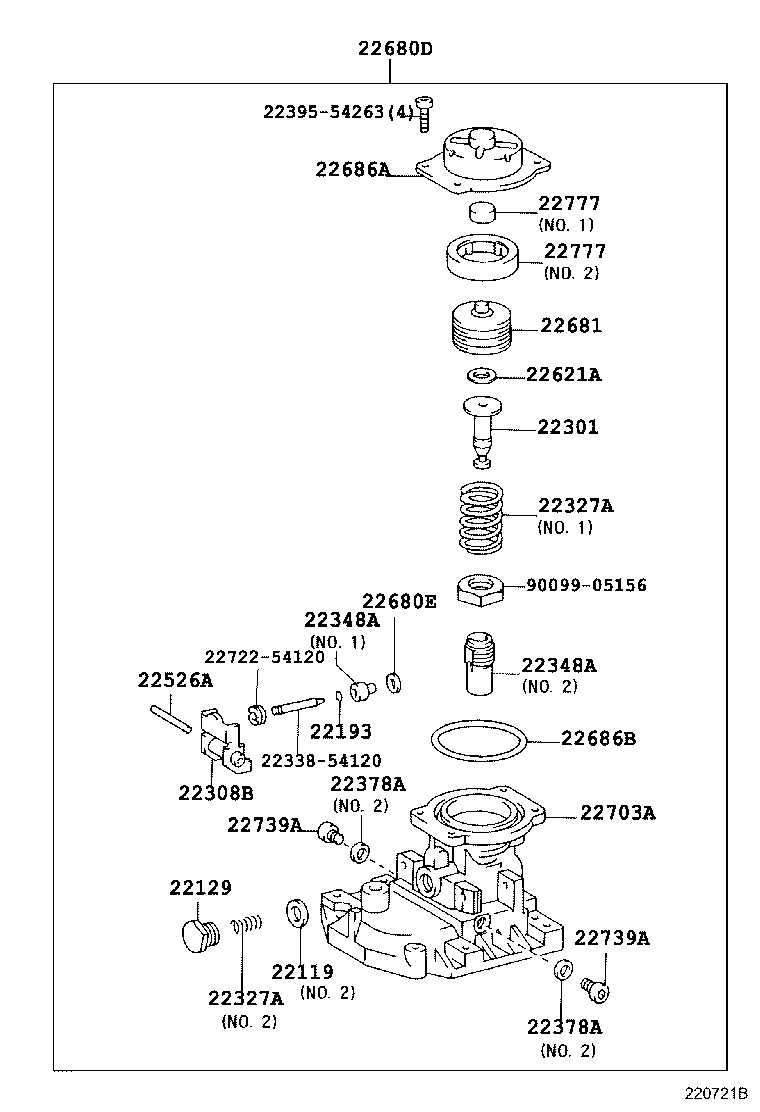 22101-5C351 HOUSING SUB-ASSY, INJECTION PUMP product image