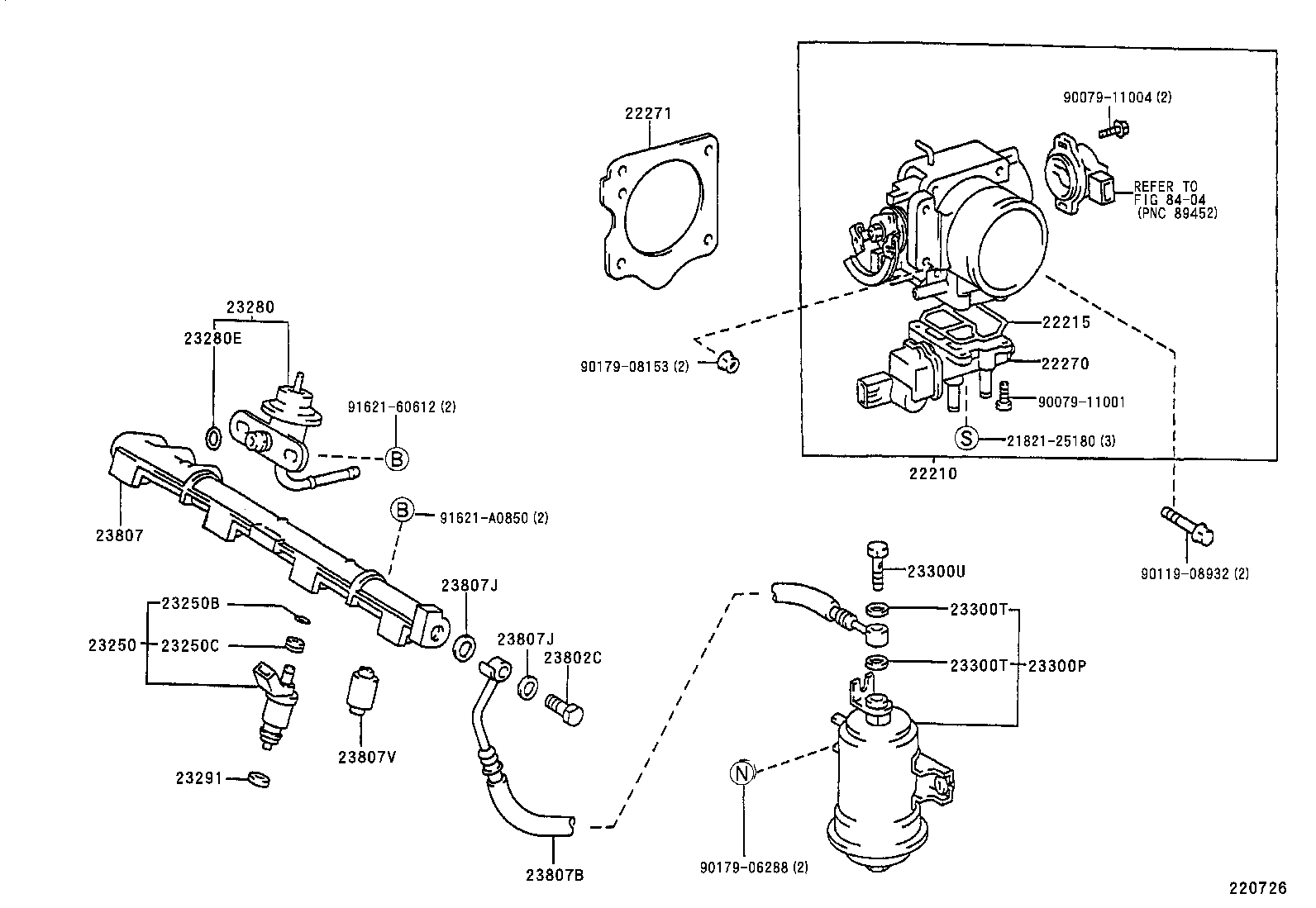 23209-16170 INJECTOR ASSY, FUEL product image