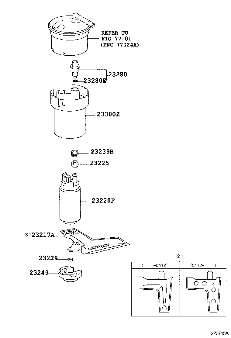 22210-23040 BODY ASSY, THROTTLE product image