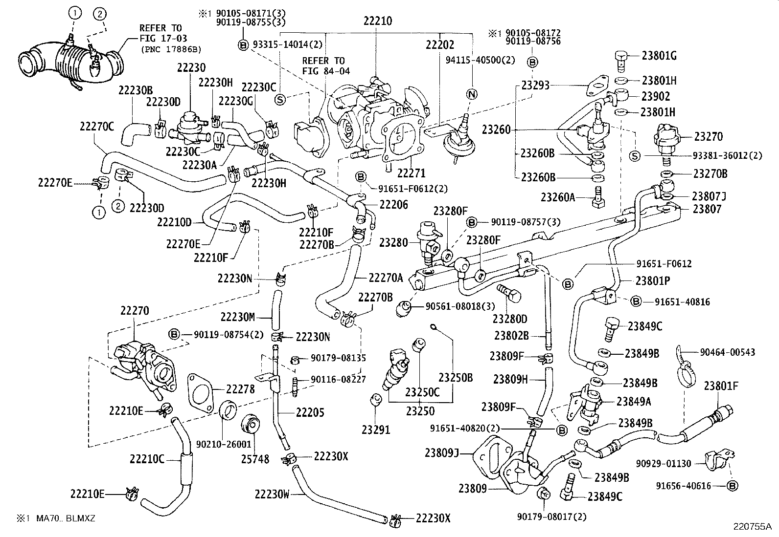 22271-88400 GASKET, THROTTLE BODY product image