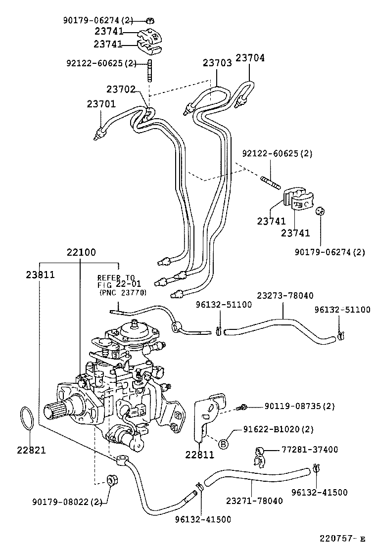 90033-01063 RING, O(FOR INJECTION PUMP) product image