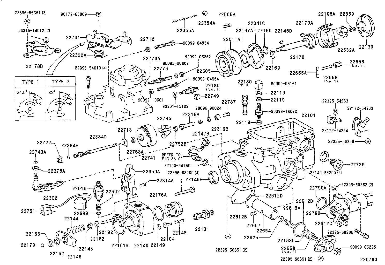 22140-5B370 HEAD SUB-ASSY, DISTRIBUTIVE PUMP product image