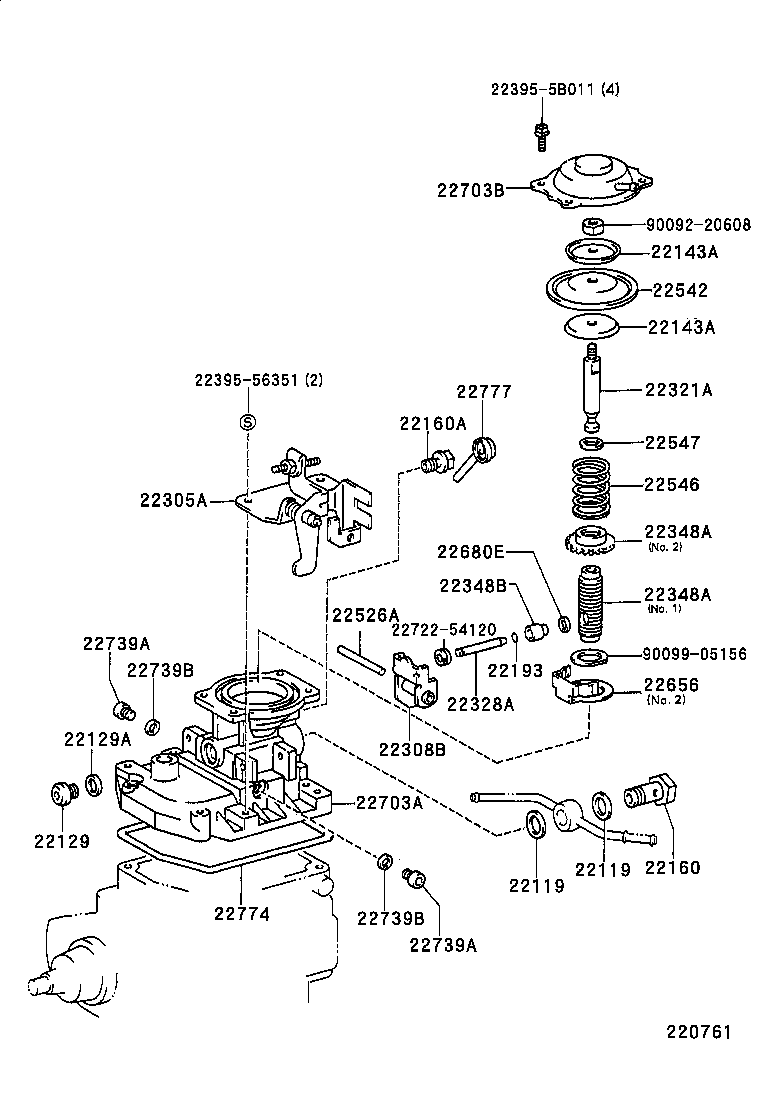 22140-5B370 HEAD SUB-ASSY, DISTRIBUTIVE PUMP product image