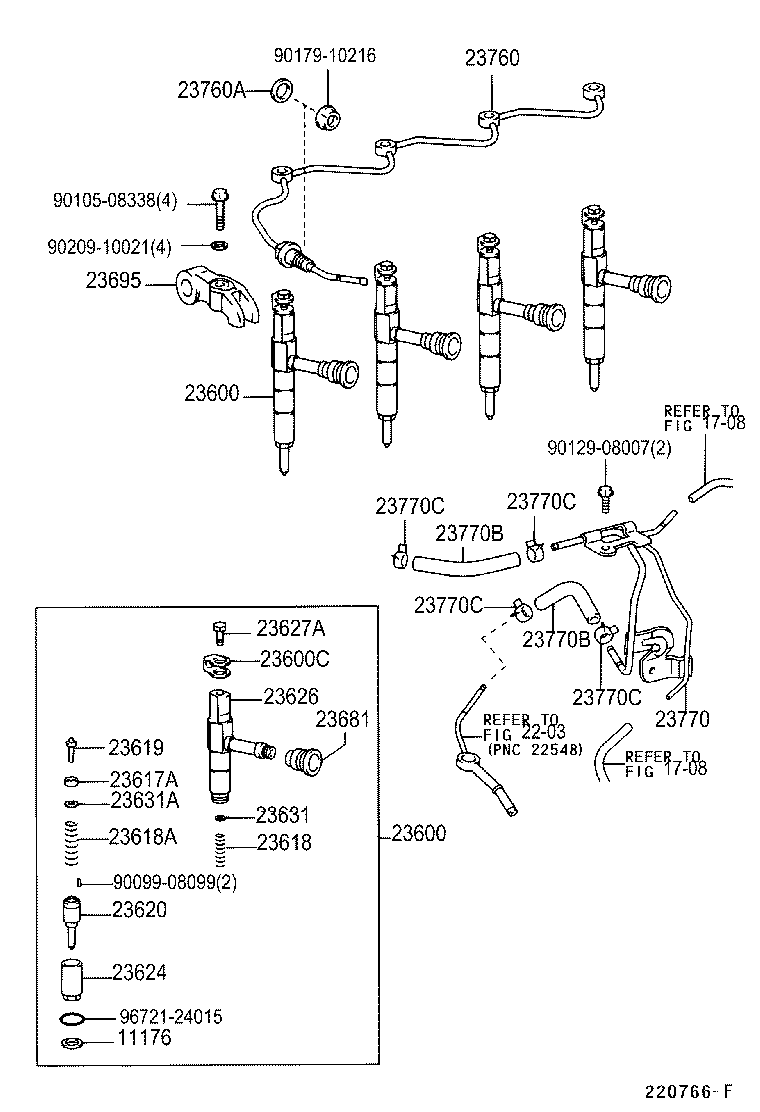 23670-78060 INJECTOR ASSY product image