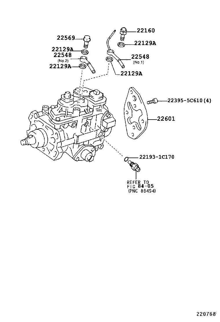 22104-17840 VALVE SUB-ASSY, INJECTION PUMP DELIVERY product image