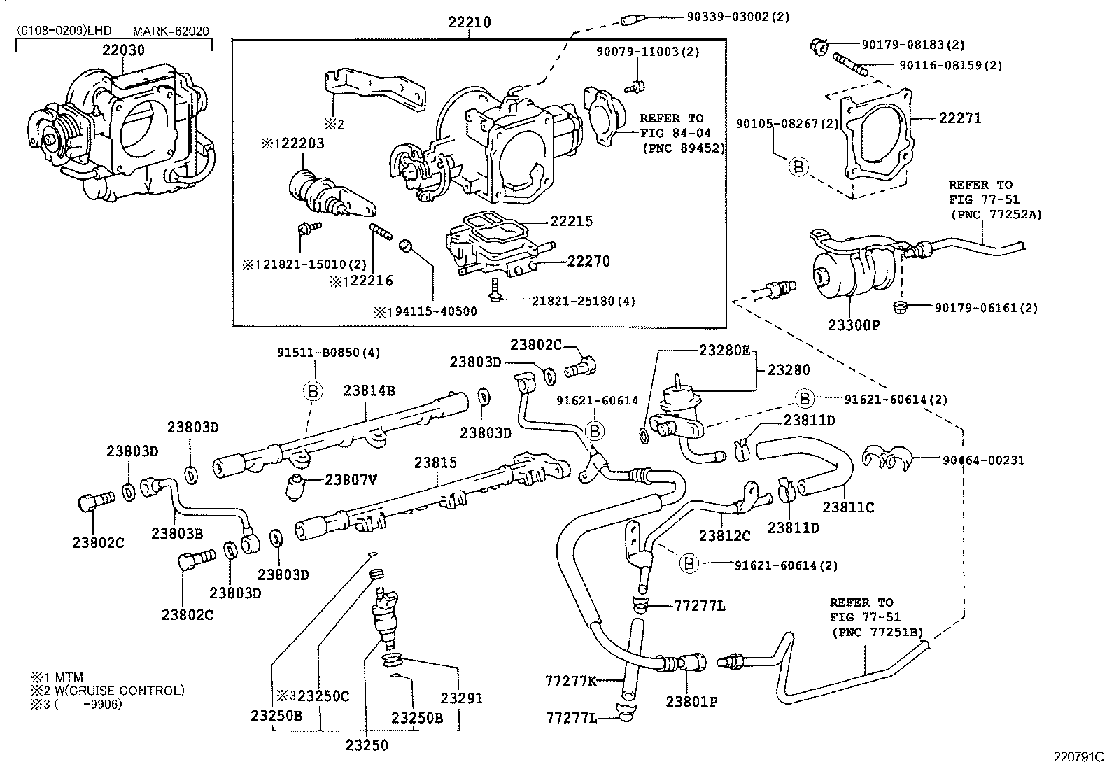 22210-62250 BODY ASSY, THROTTLE product image