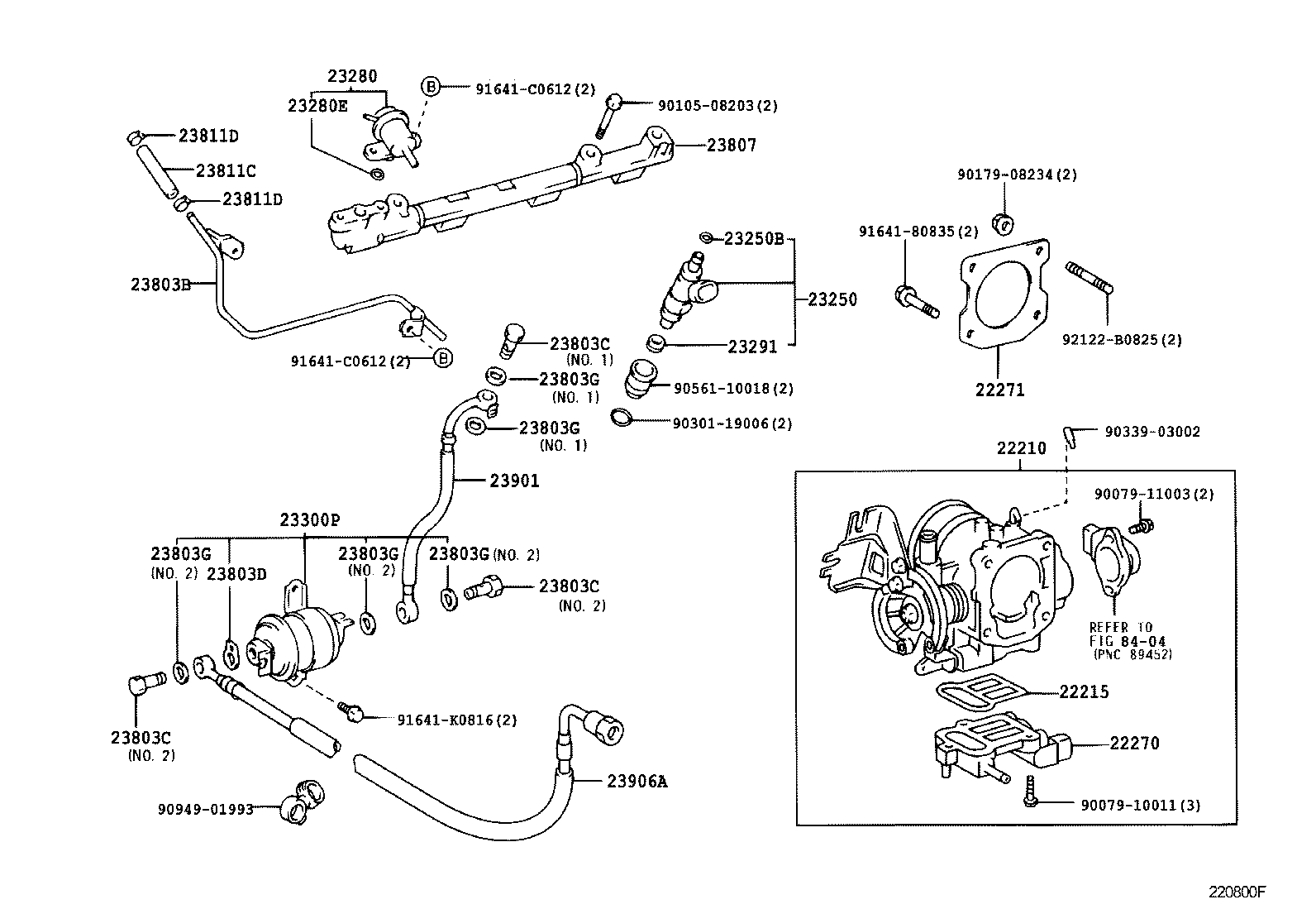 23209-79145 INJECTOR ASSY, FUEL product image