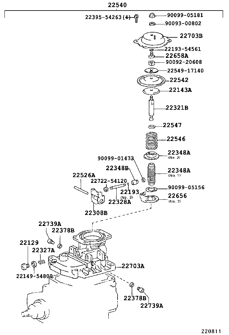22104-54640 VALVE SUB-ASSY, INJECTION PUMP DELIVERY product image