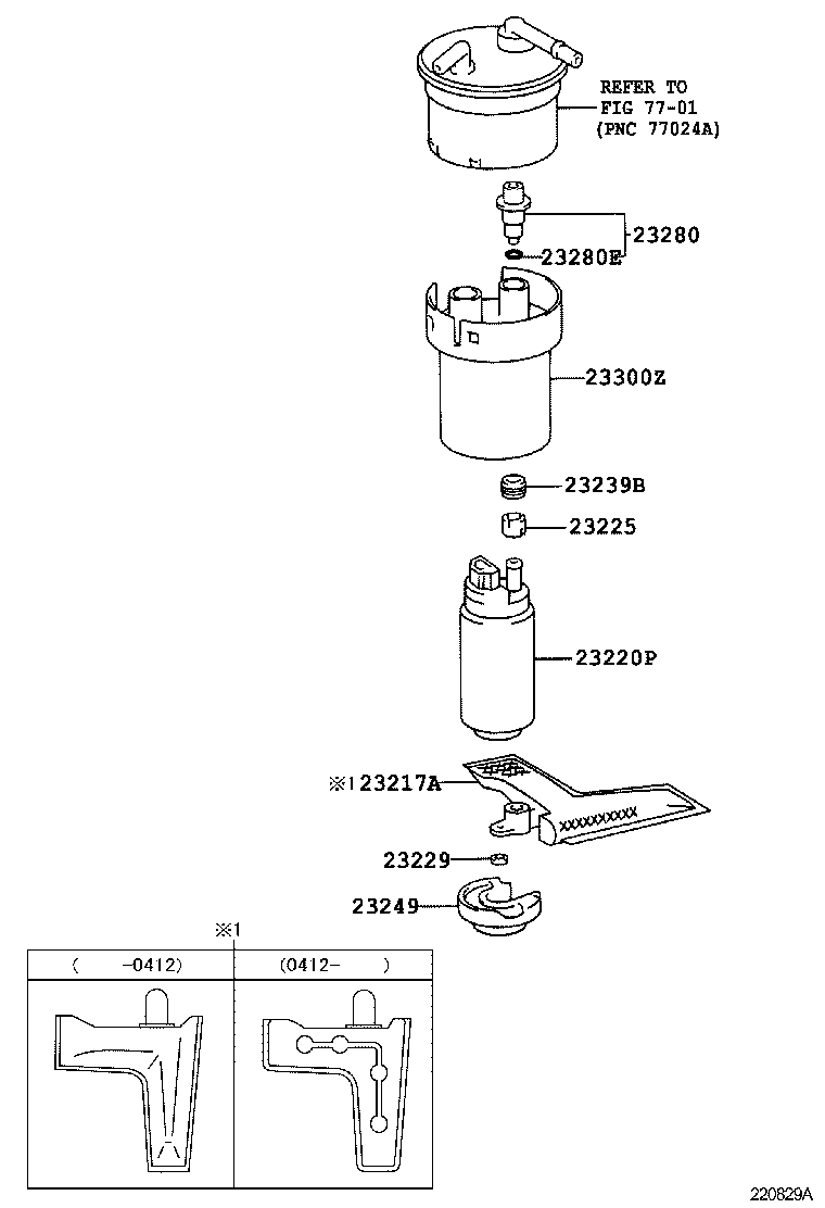 22267-23040 BRACKET, THROTTLE BODY product image