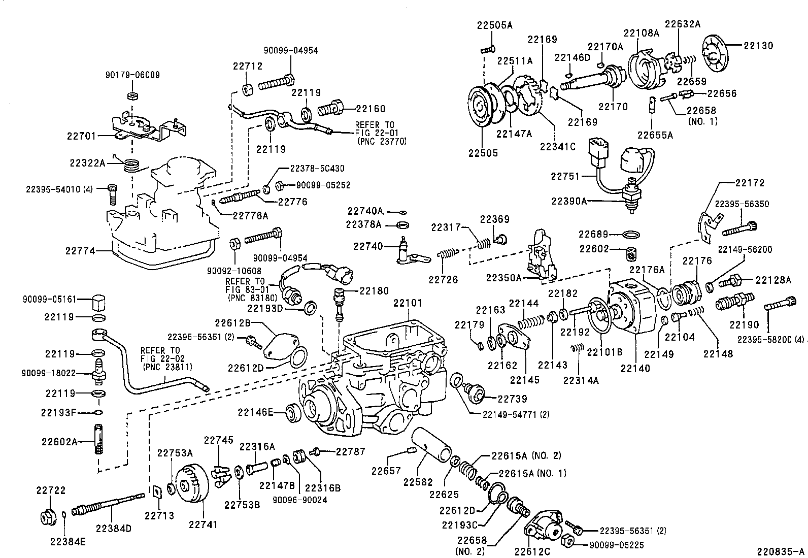 22101-5B520 HOUSING SUB-ASSY, INJECTION PUMP product image