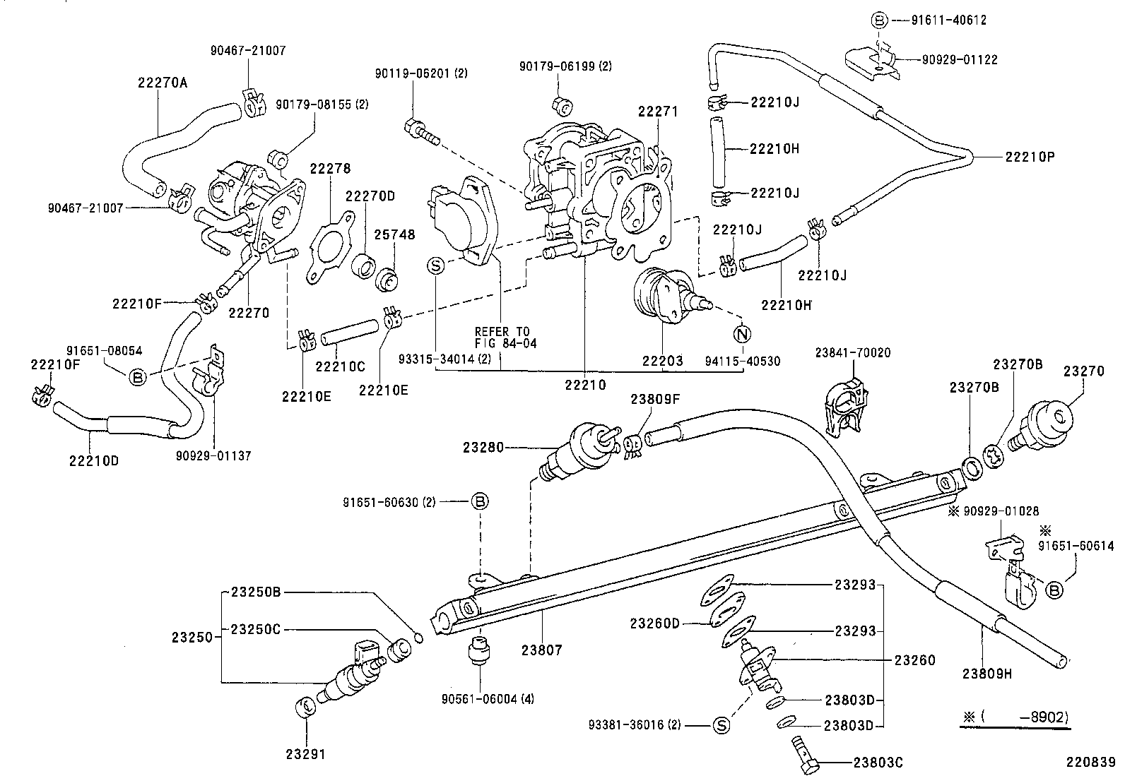 22271-74062 GASKET, THROTTLE BODY product image