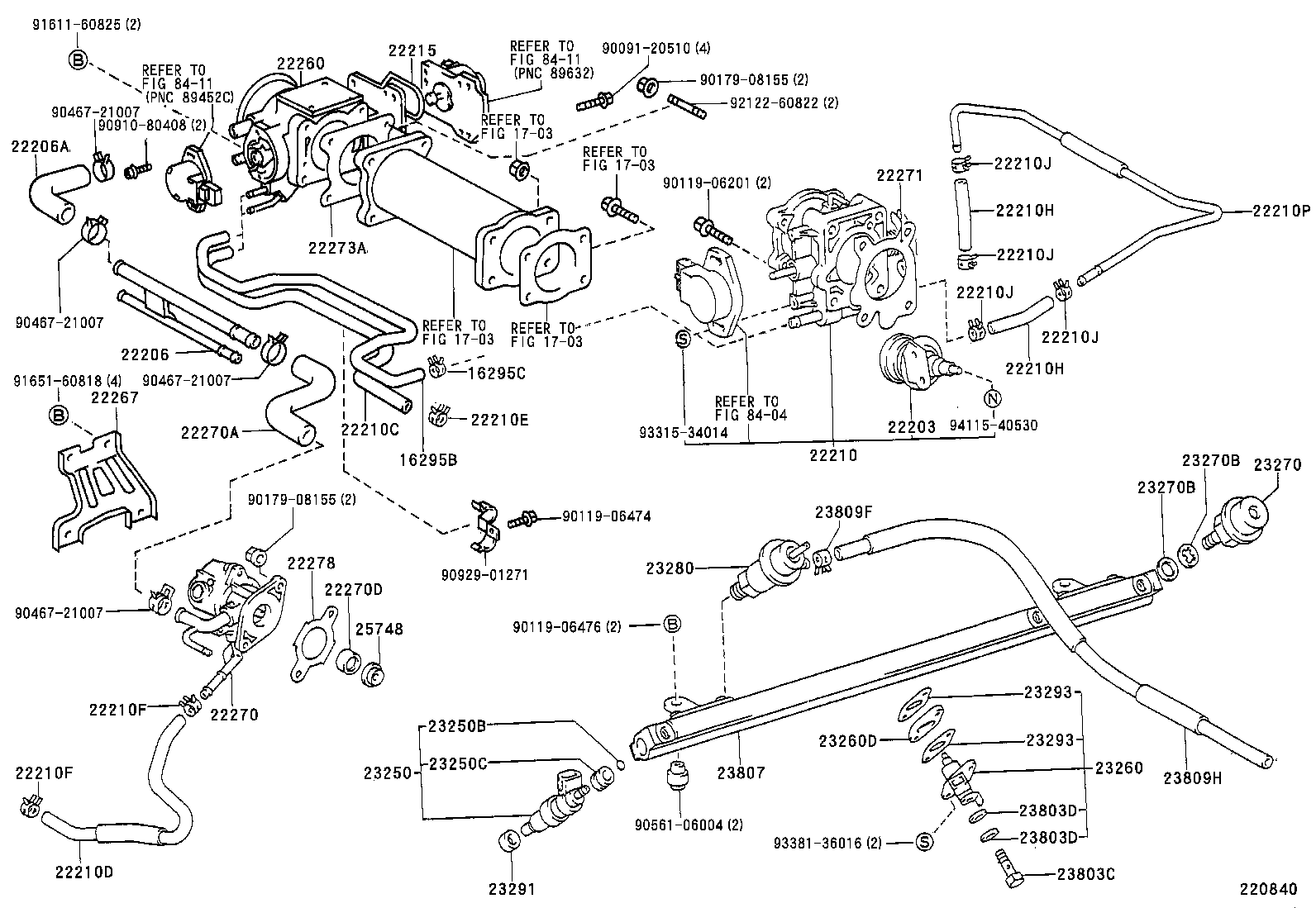 22271-74062 GASKET, THROTTLE BODY product image