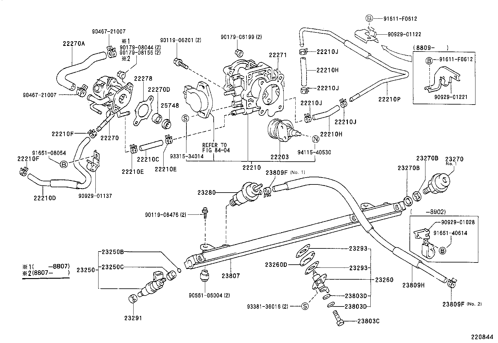 22210-46070 BODY ASSY, THROTTLE product image