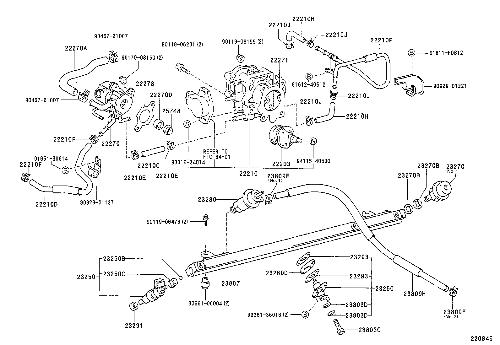 22210-46070 BODY ASSY, THROTTLE product image
