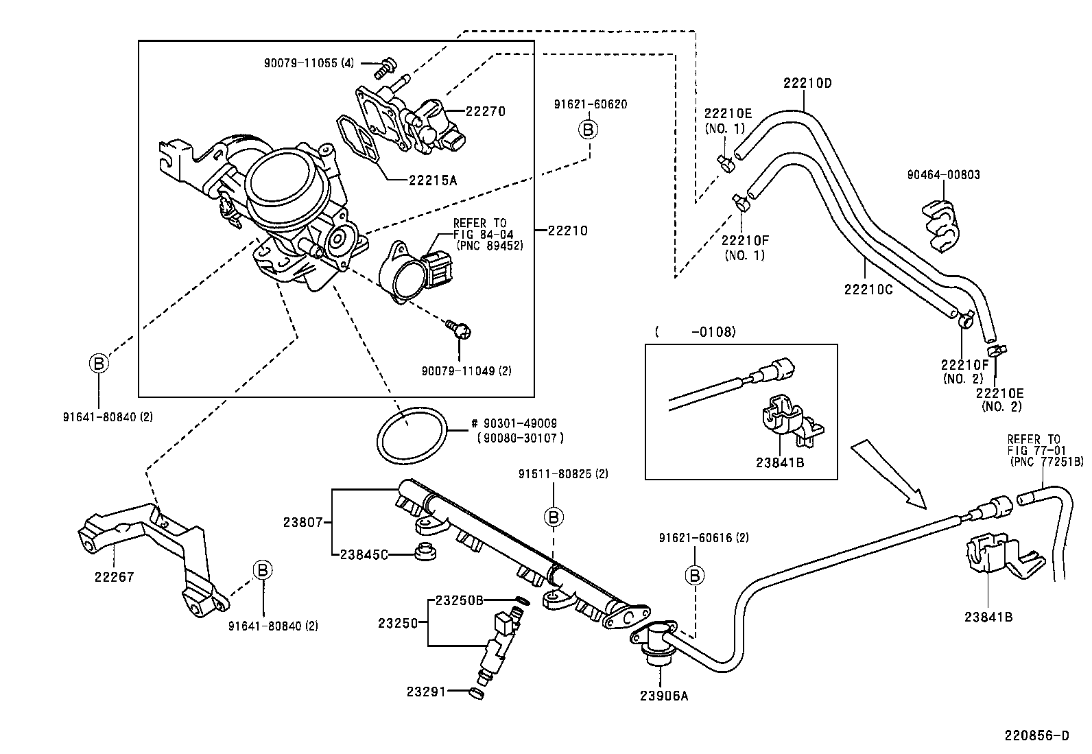22210-21020 BODY ASSY, THROTTLE product image