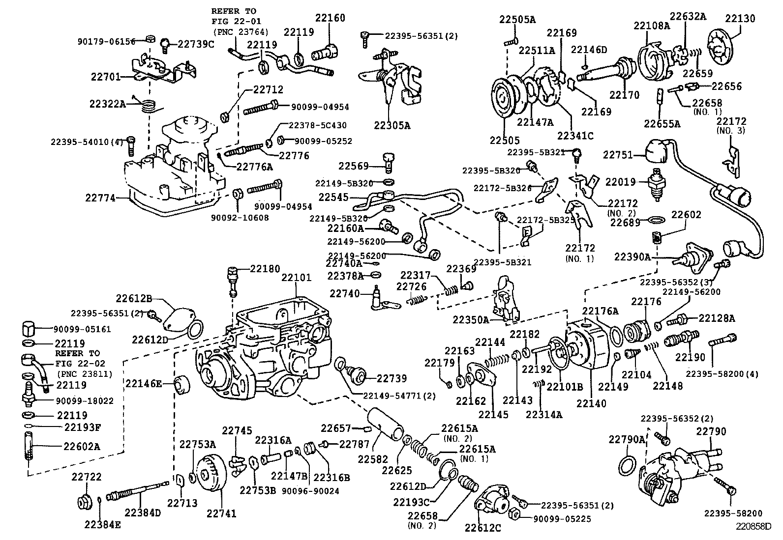 22101-5B640 HOUSING SUB-ASSY, INJECTION PUMP product image