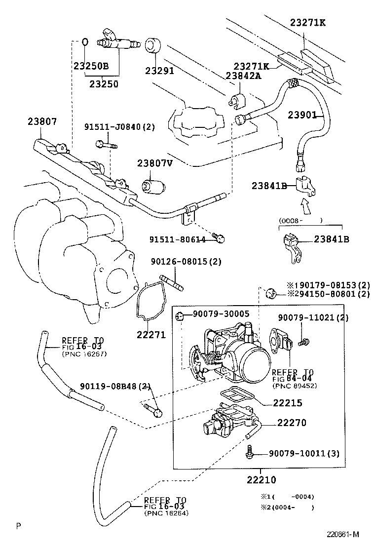 22270-22031 VALVE ASSY, IDLE SPEED CONTROL(FOR THLOTTLE BODY) product image