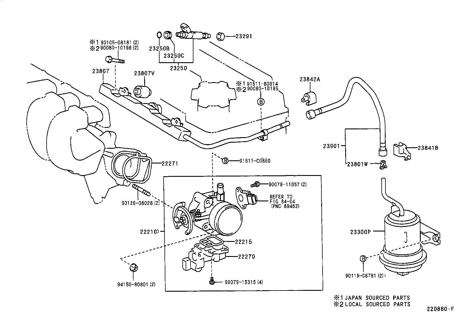 23209-11130 INJECTOR ASSY, FUEL product image