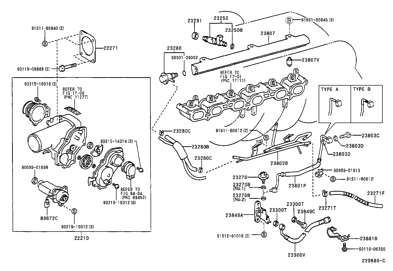 22271-46090 GASKET, THROTTLE BODY product image