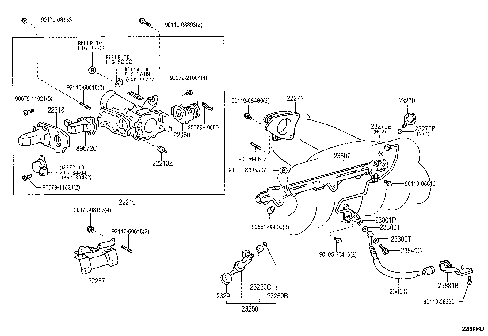 22271-46090 GASKET, THROTTLE BODY product image