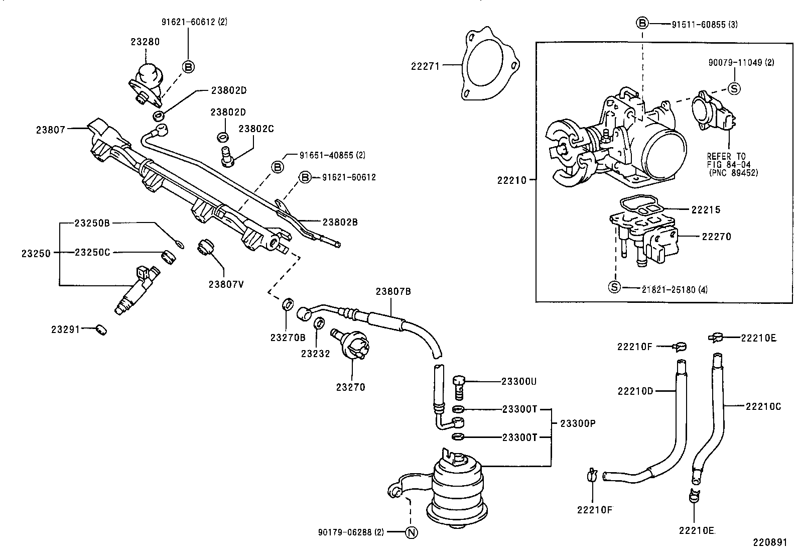 22271-74080 GASKET, THROTTLE BODY product image