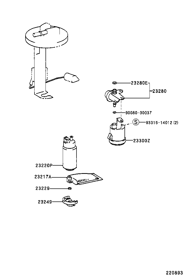 23901-0H020 TUBE SUB-ASSY, FUEL product image