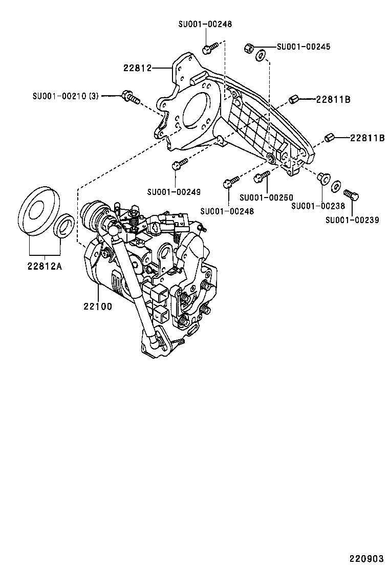 22100-27010 PUMP ASSY, INJECTION OR SUPPLY product image