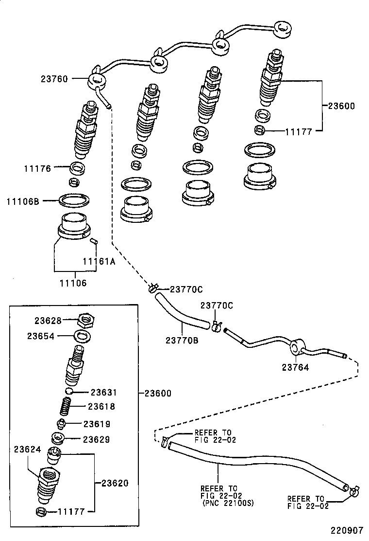 11106-05030 CHAMBER SUB-ASSY, COMBUSTION product image