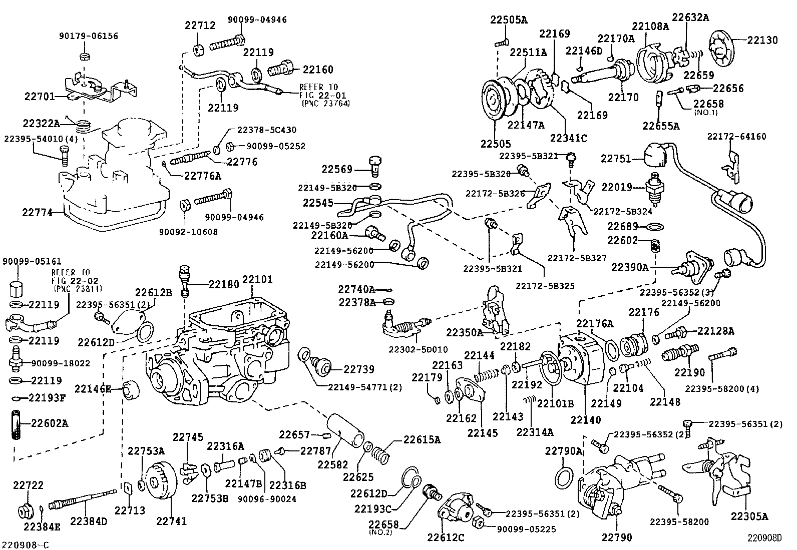 22140-5D010 HEAD SUB-ASSY, DISTRIBUTIVE PUMP product image