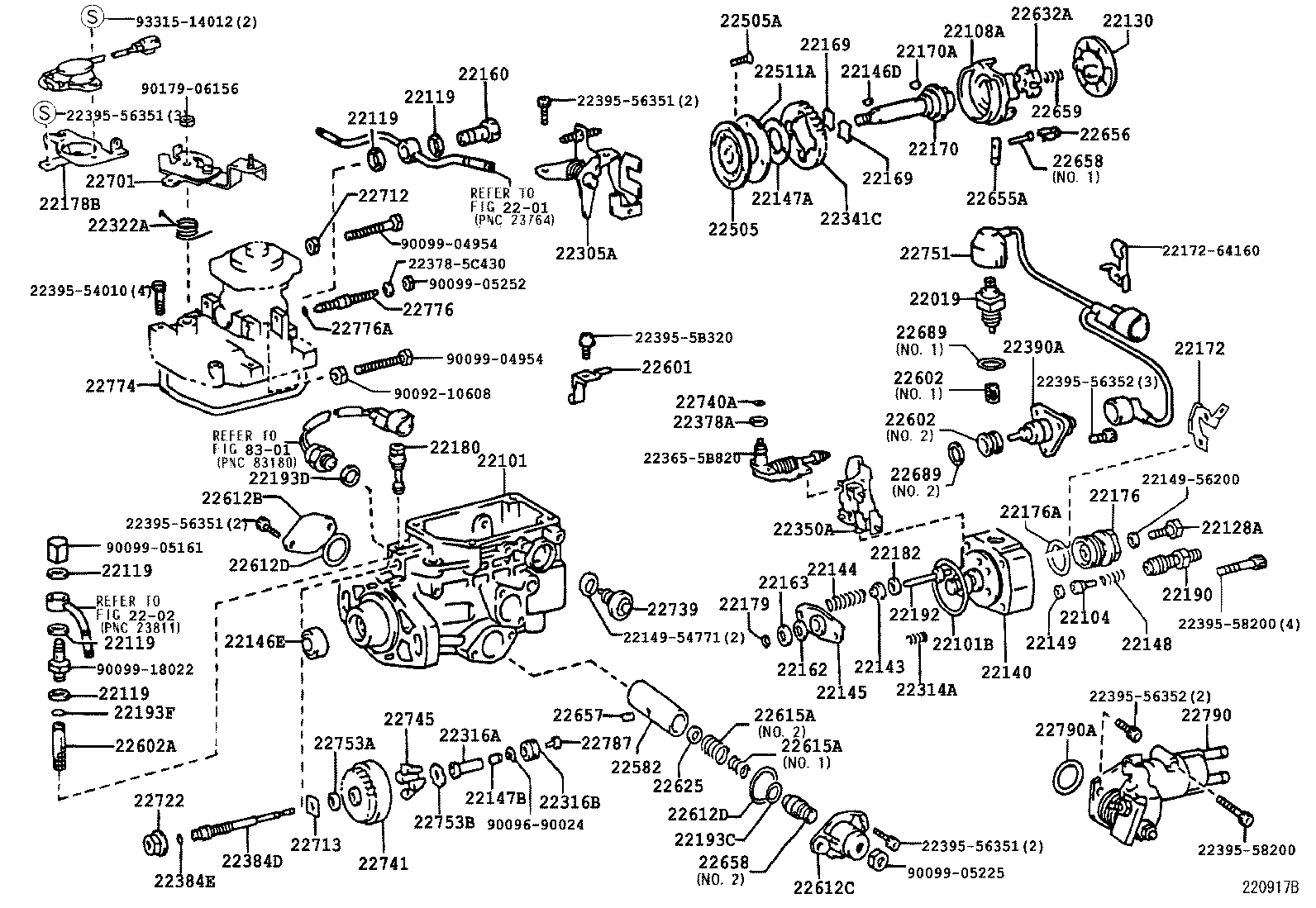 22140-5D010 HEAD SUB-ASSY, DISTRIBUTIVE PUMP product image