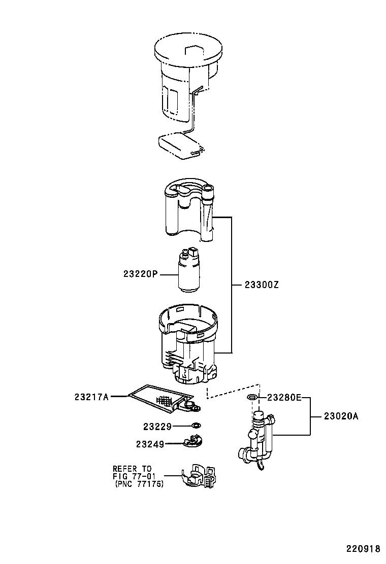 22030-46130 BODY ASSY, THROTTLE product image
